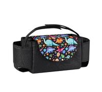 Stroller Organizer - Pram Organizer Bag | Portable Stroller Frame | Stroller Bag With Cup Holder | Detachable Strollers Caddy for Baby, Pet, Adults, Sopping,