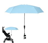 Stroller Parasol - Pink Universal Adjustable Clamp Attachment, Versatile Umbrella, Flexible Pushchair Accessory, High Grade Sun Protection | Compact Canopy for Sunny Walks