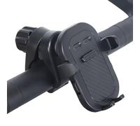 Stroller Phone Holder | Scooter Cell Phone Clamp Flexible | Smartphone Push Cart Handlebar Rack for Work Exercise Bikes Gym Treadmill Navigation Travel and Commuting