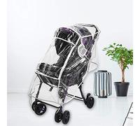 Stroller Rain Cover, Stroller Rain Cover Universal Stroller Accessories Clear Breathable Baby Stroller Rain Cover Universal Travel Weather for Windproof, (EVA Half-Open Window