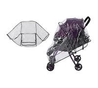 Stroller Rain Cover, Universal Windproof Baby Buggy Stroller Rain Cover Transparent Pushchair Protection Baby Friendly Raincover