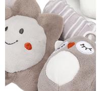Stroller Rattle Toy,Infant Activity Spiral Plush Toys Hanging Stroller Toys for Baby (Owl)