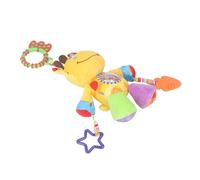 Stroller Rattle Toys, Calm Down Sleep Skin Friendly Cartoon Animal Ringing Bell Baby Pram Plush Rattle Toy Removable for Bedtime Entertainment (#1)