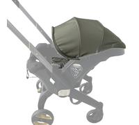 Stroller Replacement Canopy for Doona X/Doona+ / Doona i Car Seat Stroller, 4-Segment Extendable Sunshade, Machine Washable Stroller Accessories with Shoulder Pads (Olive, for Doona+/i)