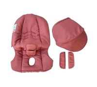 Stroller Replacement Canopy & Seat Cushion Set for Doona + & Doona i Car Seat Stroller - Waterproof Sunshade, Thickened Comfort Pad, Shoulder Pads | Stroller Accessories Changing Kit(Sunset Red Set)