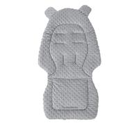 Stroller Seat Cushion, Stroller Liner, Stroller Insert, Double-Sided Baby Stroller Cushion Mat - Comfortable Breathable Cotton Stroller Mat to Support Baby's Head, Back and HIPS, All Season Use