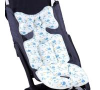 stroller seat liner car insert liner for newborns soft breathable head and body support cushion non slip for strollers