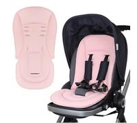 Stroller Seat Liner, Cotton Stroller Cushion for Kinderkraft Grande Plus Pushchair, Breathable and Soft Newborn Stroller pad, Toddler Seat Mat, 38x78cm (1 Pack, Pink)