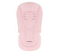 Stroller Seat Liner - Universal Soft Cooler Pad with Breathable Mesh | 38x78cm New Born Stroller Pad for Daily Walks - Polyester Cotton, 3D Cotton, Ergonomic Headrest, Fits High Chair, Swing (Pink)