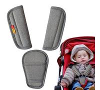 Firulab Stroller Shoulder Pads - 3 Pc Cushion Shoulder, Replacement Parts | Car Seat Accessories, Front Crotch Cushion For Stroller For All Car Seats