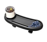 Stroller Snack Tray - Child Pushchair Tray | Pram Table | Upgraded Adjustable Stability Convenience Design Accessory |Secure Cup Phone Holding System with Jogging Travel Snacks