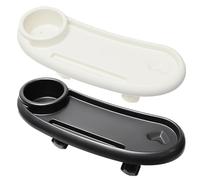 Stroller Snack Tray - Child Pushchair Tray | Pram Table | Upgraded Adjustable Stability Convenience Design Accessory |Secure Cup Phone Holding System with Jogging Travel Snacks