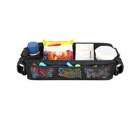 Stroller Snack Tray - Oxford Cloth Organizer, Storage Cup Holder | Portable Cup Holder, Oxford Cloth Organizer, Pushchair Accessory for Travel Walking Outdoor Parenting Convenience Use