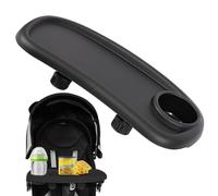 Stroller Snack Tray - Stroller Organizer with Cup Holder - Non-Slip Cup Holder with Snack Tray, Universal for Snacks On The Go, Mompush Accessories
