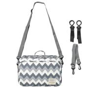 Stroller Storage Bag - Stroller Storage Bag, Stroller Bag | Tear-Resistant Hanging Diaper Bag with 2 Hooks, Waterproof Mom Caddy Storage Bag for Bab