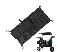 Stroller Storage Caddy Accessories - Cargo Net Storage Organizer for Strollers,600D Oxford Fabric Double-Layer Design Multi-Purpose Bag for Camping Outdoor Adventures Shopping