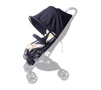Stroller Sun Canopy - UPF 50+ GNAT Net, Breathable Cover with Zippered Privacy Shield | Useful for summer outings, walks in the park, or on a sunny day adventure with your toddler in a bassinet or