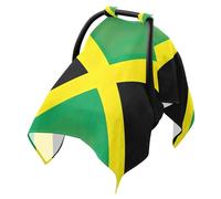 Stroller Sun Shade Cover Black Out Car Seat Net,Protects from Snow Flag of Jamaica