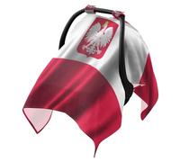 Stroller Sun Shade Cover Breathable Car Seat Net Cover,Travel Accessories Poland State Ensign Flag Polish
