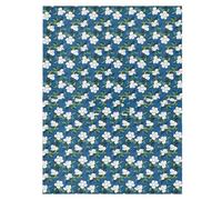 Stroller Sun Shade Cover Fit Net for Bassinet Travel Accessories Gardenia Cloud White Blue
