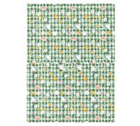 Stroller Sun Shade Cover UV Protection Car Seat Net Cover Protects from Dust and Snow Easter Day Floral Plaid Buffalo