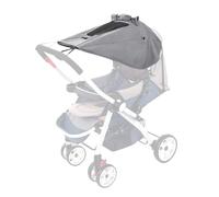 Stroller Sun Shade,Pram Sunshade Sun Cover,Universal Protection Cover for Baby,Pushchair Shield Canopy,Stroller Sunshade Extender,Pram Rain Sunshade with See Through,Gary