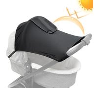 Stroller Sunshade Cover - Pushchair UV-Protected and Rainproof Cover, Sunshade for Car Seats | Adjustable Pram and Stroller Sunshade, Provides Protection from Sunlight and Rain for Baby Comfort
