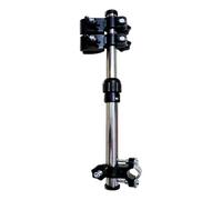 Stroller Umbrella Holder - Double Layer Portable Stainless Steel Attachment - Umbrella Chair Attachment - for Bike Wheelchair Beach Camping Outdoor Cart Electric Vehicles Daily Commutes