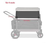 Stroller Wagon Sunshade Net for Wonderfold W4 W2 A Practical Solution for Outdoor Fun (118 * 13inches)