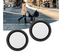 Stroller Wheel Accessory, Convenient To Use Baby Stroller Wheel Wear Resistant 360 Degree Rotation for Yoya for Kiddopotamus(A pair of rear wheels)