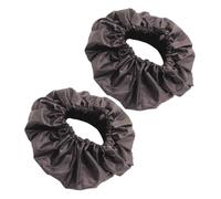 Stroller Wheel Cover 2 Pcs Black Oxford Cloth Stain-Resistant Protectors
