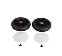 Stroller Wheels Replacement Universal,Baby Strollers Rubber Wheels Accessories,Baby Stroller Wheel Tool for Yoya Vovo Wheel Kids Carriage with Tools (A Pair of Rear Wheels)