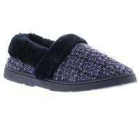 Strollers Avon Womens Fluffy Slippers Navy, Blue, 7