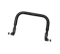 Strollers Handrail Guardrail with Middle Opening Design for Easy Access and Easy Installation PU Strollers Handrail