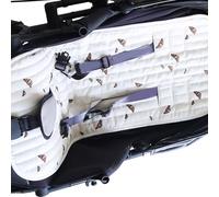 Strollers Insert Pad 31x77.5cm Cooling Mat Sweat Proof Feature Lovely Pattern for Newborn Comfortable Double Sided Strollers Seat Cover