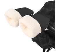 Strollers Mittens Pushchair Hand Muff with Thermal Lining for Cold Weather Waterproof Windproof Fleece Strollers Gloves