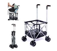 Strolyy Universal Infant Car Seat Carrier. Adds Wheels to Any car seat. Compact & Lightweight. Fits Everywhere.