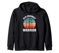 Strom ECO FRIENDLY WARRIOR FUNNY Zip Hoodie
