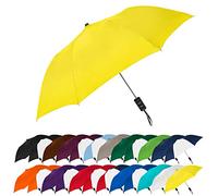 STROMBERGBRAND UMBRELLAS The Spectrum Popular Style 42" Automatic Open Compact Travel Umbrella for Rain, Wind & Sun, Sturdy Lightweight Small Portable Folding Stick Umbrella for Men and Women, Yellow,