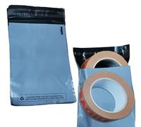 Strong 100x Grey Mailing Bags (Size - 6.5 x 9) Polythene Self Seal Plastic Envelopes 100% Recyclable Packaging Bags - Parcel Postal Postage Packaging Bags