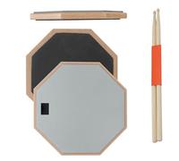 Strong 12 Inch Anti Slip Drum Pad Combo Perfect for Home Practice with Included Drum Sticks Drumming Rhythm Trainer