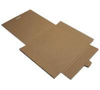 STRONG 12" LP SINGLE RECORD VINYL MAILERS SHIPPING POSTAL CARDBOARD PACKAGING BOXES (25, BROWN)