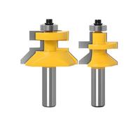 Strong 12 Piece Router Bit Collection for Clean Trimming and Engraving Applications Router Bits for Joinery Work