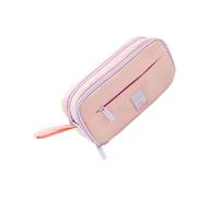 Strong 3 Pack Multiple Use Carry Case Capacious Interior with Loyal Pouches for Writing Equipment Makeup Mobile Devices Launderable Polyster Modern Triplicate Slide Cosmetic Bag