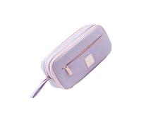 Strong 3 Pack Multiple Use Carry Case Capacious Interior with Loyal Pouches for Writing Equipment Makeup Mobile Devices Launderable Polyster Modern Triplicate Slide Cosmetic Bag