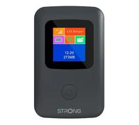 Strong 4G AIRSPOT 220 Portable WiFi Router with SIM, Color Screen, 4G LTE CAT4 150 Mbps, Portable WiFi Hotspot for Travel, Connects Up to 10 Devices, 2100mAh Battery, USB-C, Power Bank Function