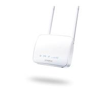STRONG 4G LTE Wi-Fi Router 350m (LTE up to 150Mbps, 2.4GHz WiFi @ 300Mbps, 802.11b/g/N, LAN Port, SIM Adapter, White 4GROUTER350M