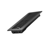 Strong 4X12 Inches Floor Covers Vent with Smooth Powder Coated Event & Quiet Operate Easy to Use for HVAC Systems Curvilinear Border Outlet