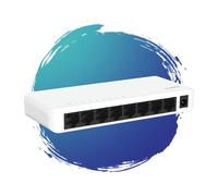 STRONG 8-Port Desktop/Wallmount Gigabit Ethernet Switch/Hub | Ethernet Switch, Plug & Play, Fanless Design, Desktop or Wall Mounted, White, SW8000P