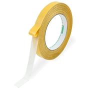 Strong Adhesive Double-sided Gauze fiber Mesh Tape,Fiberglass Waterproof Tape,Fiberglass Mesh Cloth Super Sticky Mounting Transparent Tape,Easily Removable with No Residue (1cm*5m)